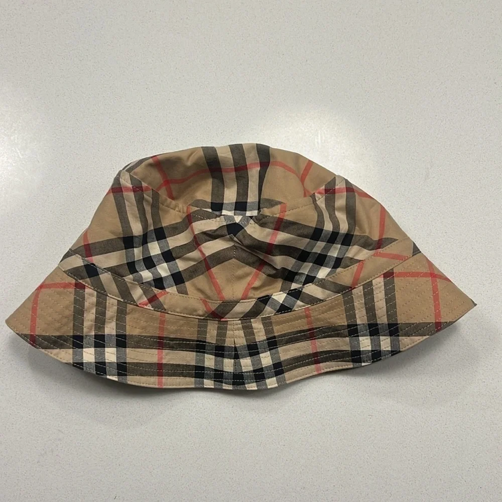 Burberry Kids Check Bucket Hat